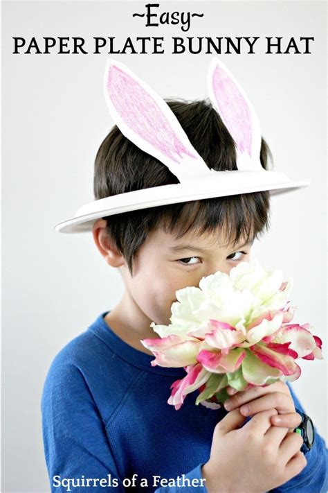 Tape them to the back of the plate. How to Make a Paper Plate Bunny Hat Complete with Ears