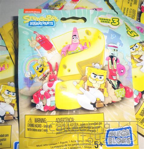 Collecting Toyz Mega Bloks Spongebob Squarepants Series 3 Mini Figure
