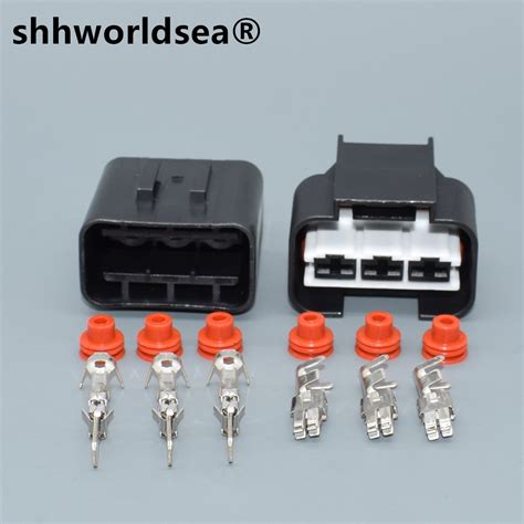 Shhworldsea 3 Pin 1743271 2 Waterproof Female Male Automotive Plug