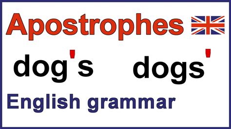 How To Use Apostrophes Using Apostrophes English Punctuation YouTube