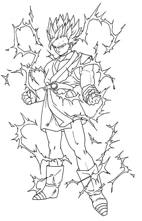 Coloriages dragon ball z - 4 - Coloriage Dragon Ball pour enfants
