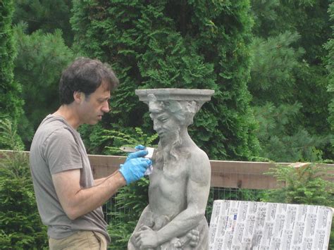 The EASY Way to Age a New Cement Statue | garden | Cement statues