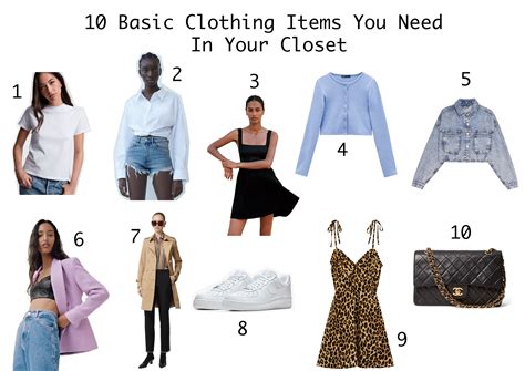 10 Basic Clothing Items You Need In Your Closet — Ariane Velluire