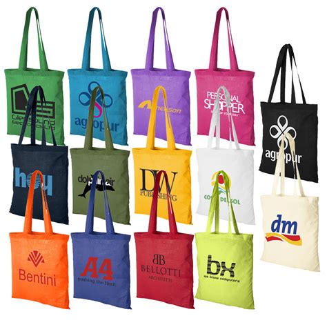 50 X Cotton Bags Printed Promotional Cotton Bags Pg Promotional Items