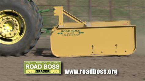 How To Use The Road Boss Grader In An Arena Youtube