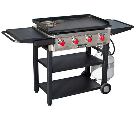 Camp Chef Ftg600 Flat Top 4 Burner Gas Grill With Griddle