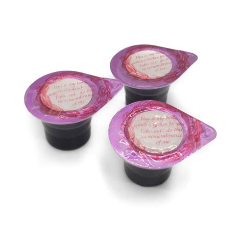 Celebration Cups Individual Prefilled Communion Wafer And Juice Sets
