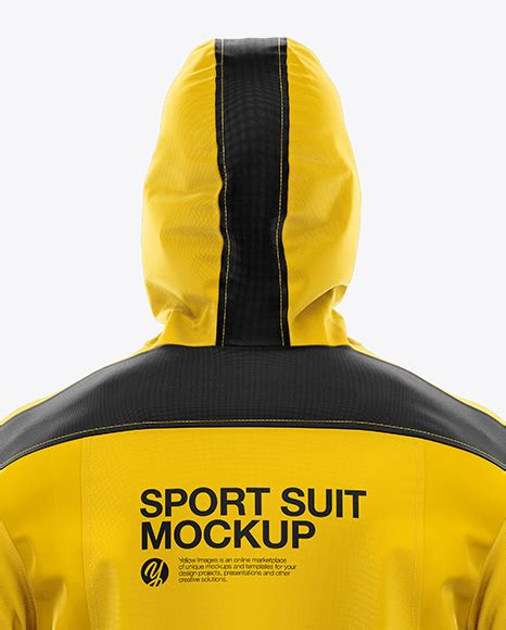 mens sport suit mockup  view  apparel mockups  yellow images object mockups