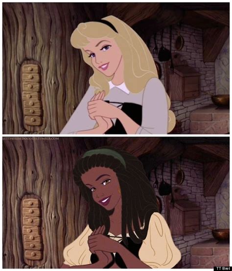 This Artist Swapped Iconic Characters Skin Colors In Racebent Disney