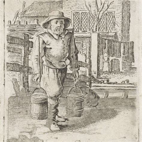 Man Met Een Juk Met Emmers Gillis Van Scheyndel I 1630 1706