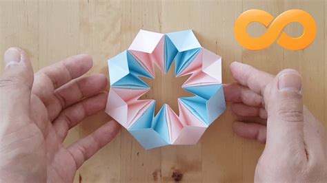 Easy Infinite Rotating Paper Toy Origami Youtube