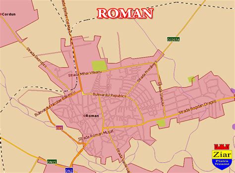 Harta Roman Neamt