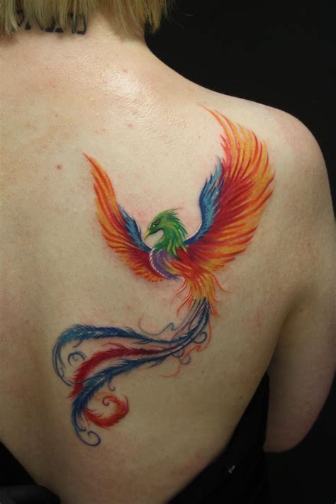 34 Best Phoenix Tattoo Back Shoulder Image Hd