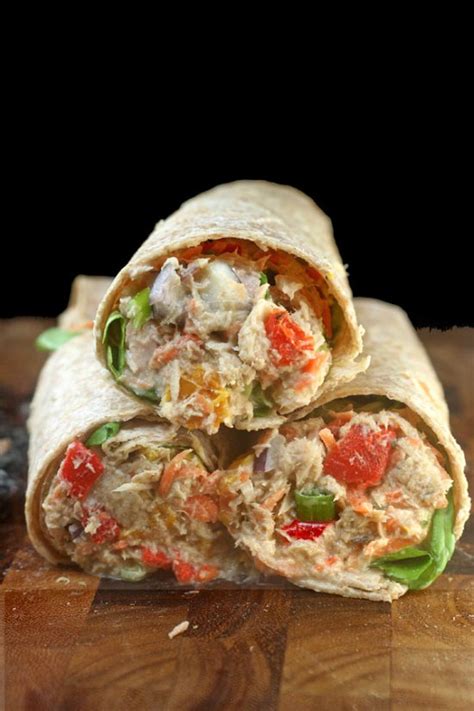 These simple cheese and tuna jackets are perfect for a filling lunch. The ULTIMATE Chicken or Tuna Salad Sandwich Recipe! - It's ...