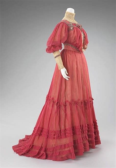Old Rags Afternoon Dress By Jacques Doucet Ca 1903 Paris