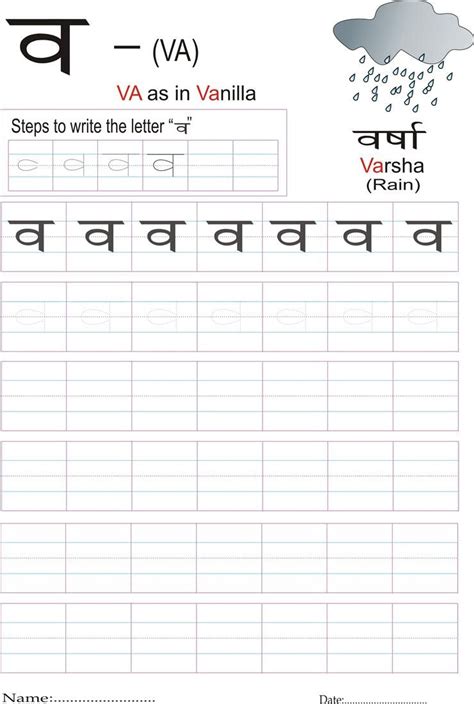 Worksheets are first class rank, , mathematics work, work, mathematics work, work date class subject evs lesson 1 topic, class i subject english unit 1 poem a happy child, grammar. Hindi alphabet practice worksheet | Alphabet practice ...