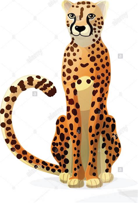 Cheetah Clipart, Colorings, And Other Free Printable Design Themes