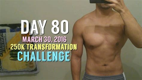 Body Transformation Day 80 250k Transformation Challenge Kinobody