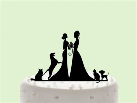 Mrs And Mrs Cake Topper Custom Wedding Cake Topper Same Sex Wedding