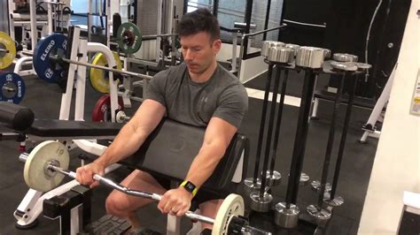 Pronated Grip Preacher Curl Youtube