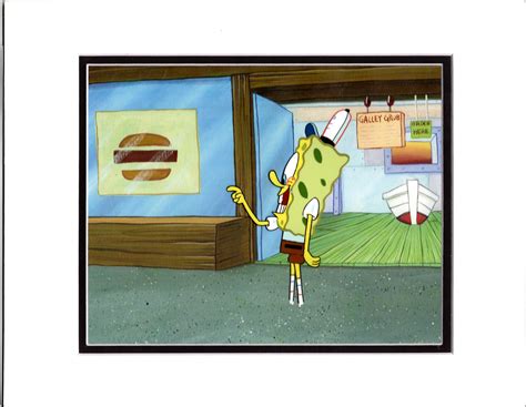 Spongebob Original Production Animation Cel Nickelodeon 1999 1g Etsy