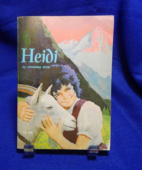 1975 Heidi By Johanna Spyri Vintage Youth Book Paperback Etsy Classic Literature Scholastic