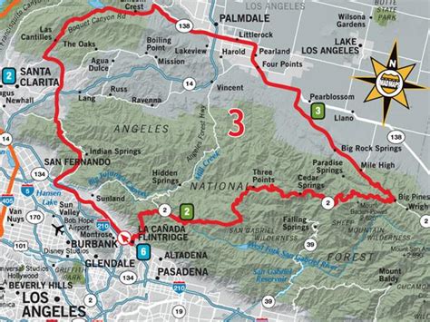 Mad Maps Gotlax1 Get Outta Town Scenic Road Trips Map Los Angeles