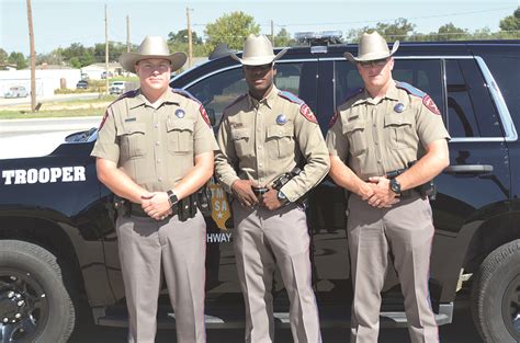 County Has Three New Dps Troopers On Highways The Snyder News