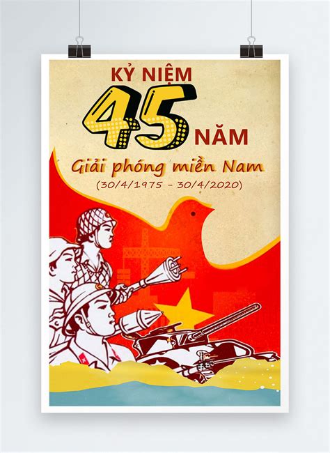 Vietnam Reunification Day Event Poster Template Imagepicture Free