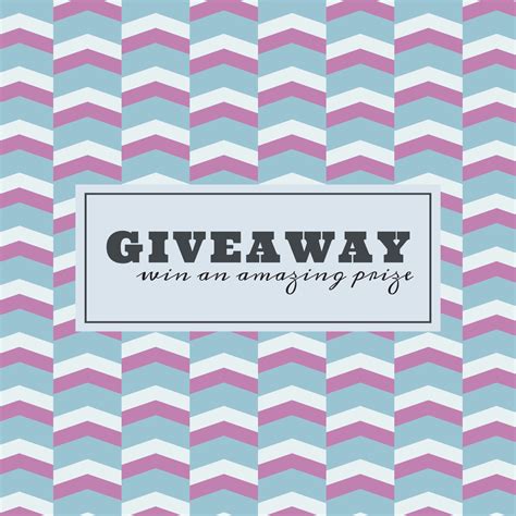 Giveaway Contest Template With A Pattern 237860 Vector Art At Vecteezy