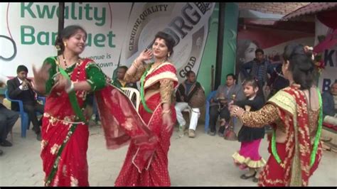 new nepali panche baja dance पंचेबाजामा गुल्मेली दुलाह र पाल्पाली दुलहिको दमदार नाच youtube