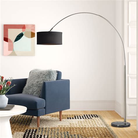 Ebern Designs Roynell 81 Arched Floor Lamp And Reviews Wayfair