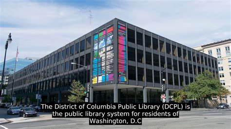 District Of Columbia Public Library Youtube