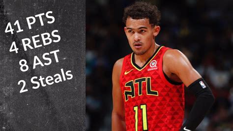 Perhaps the shoes on his feet signified the glorious moment for the peach city. Trae Young 41 Points, 8 Assists, 4 Rebounds | Hawks vs Pacers - Full Game Highlights 1/4/2020 ...