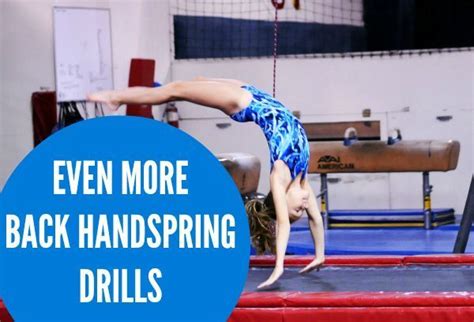 Even More Back Handspring Drills Swing Big Gymnastics Blog Back Handspring Drills Back