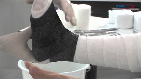 Synthetic Casting Short Leg Applicationenby Bsn Medicalmov Youtube