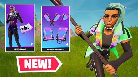 New Wrap Major Skin And Wrap Gear Bundle Gameplay In Fortnite Show