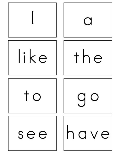 Free printable sight words flash cards. 38 Sight Words Flash Cards For You | Kitty Baby Love