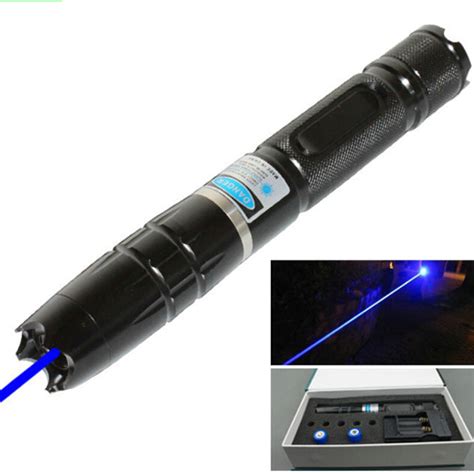 5000mw Blue Laser Pointer Powerful Burning Starry Laser