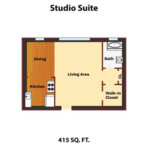 studio-suite-layout | Room layout, Layout, Suite