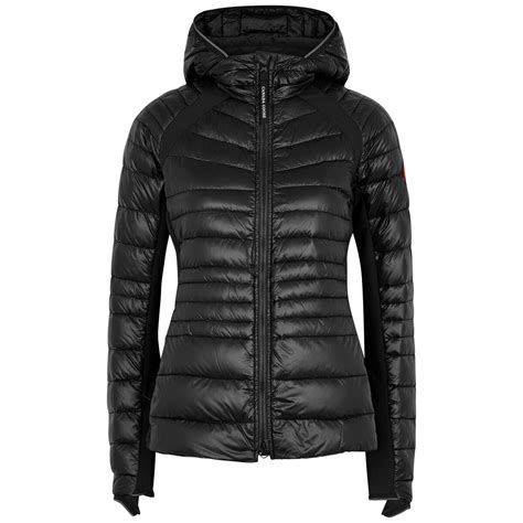 canada goose canada goose hybridge lite black quilted shell jacket m editorialist