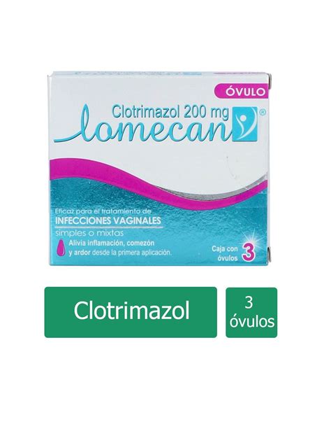 Precio Lomecan 200 Mg 3 óvulos Vaginales Farmalisto Mx