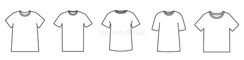 T Shirt Icon Blank T Shirt Template Stock Vector Illustration Of