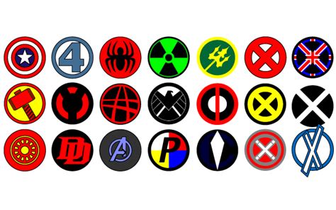 View Marvel Characters Logo Pics