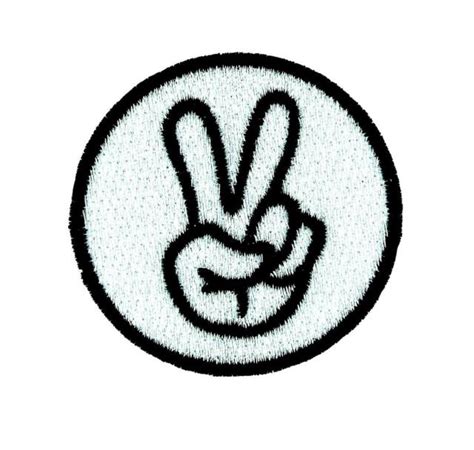 Patch Patches Backpack Biker Motorcycle Moto Peace Sign Ebay