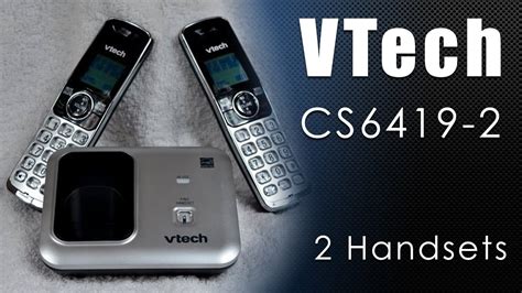 Vtech Cs6419 2 Dect 60 Cordless Phone Youtube
