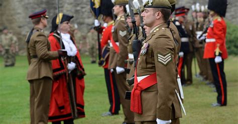 Soldiers From 1st Battalion The Royal Welsh Mark 325th Anniversary