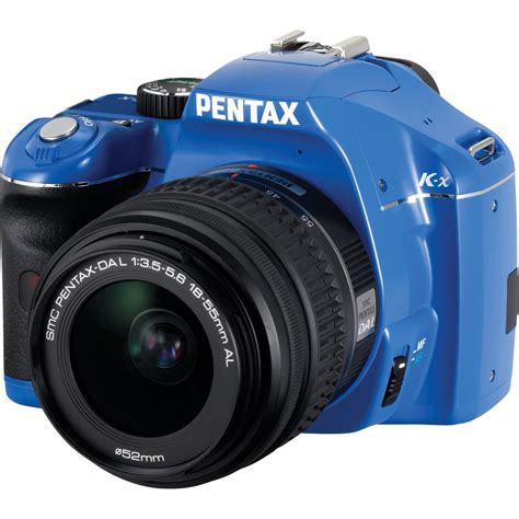 Pentax Pentax K X Digital Slr With 18 55mm Zoom Lens 16349 Bandh