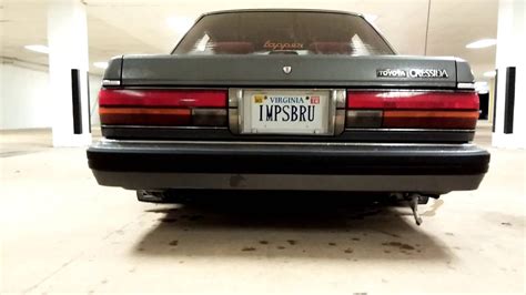 1988 Toyota Cressida 7mge engine and exhaust sound 