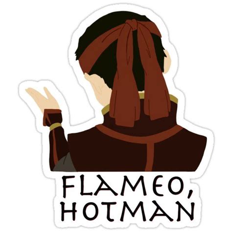 Flameo Hotman Sticker By Malice7222 In 2020 Avatar Airbender